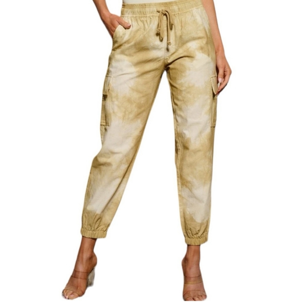 402:  NEW TIE DYE CARGO JOGGERS